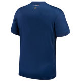 2024/25 PSG 1:1 Quality Home Blue Champion Style Fans Soccer Jersey 前后带星塔