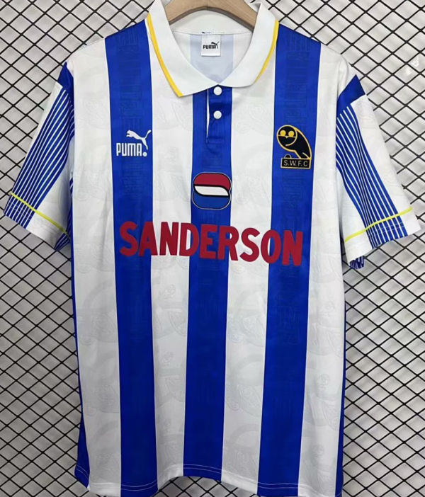 1994/95 Sheffield Wednesday Home Retro Soccer Jersey