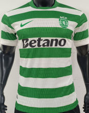2025/26 Sporting Lisbon Home Player Version Soccer Jersey 里斯本