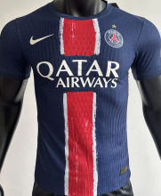 2024/25 PSG Home Blue Champion Style Player Version Soccer Jersey 前后带星塔