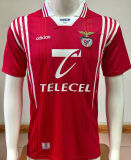 1997/1999 Benfica Home Red Retro Soccer Jersey
