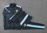 2025/26 Argentina Dark Grey Kids Jacket Tracksuit