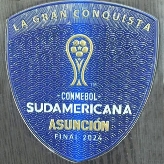 LA GRAN CONQUISTA CONMEBOL SUDAMERICANS ASUNCION FINAL2024 南球杯决赛右袖章 (You can buy it Or tell me to print it on the Jersey )