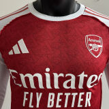 2025/26 ARS Home Red Player Version Long Sleeve Soccer Jersey