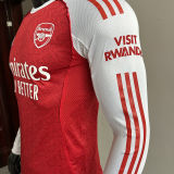 2025/26 ARS Home Red Player Version Long Sleeve Soccer Jersey