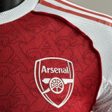 2025/26 ARS Home Red Player Version Long Sleeve Soccer Jersey