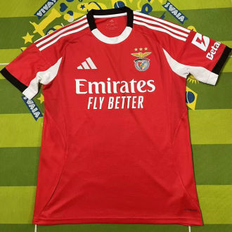 2025/26 Benfica Home Red Fans Soccer Jersey