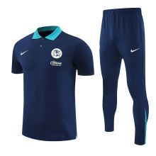 2025/26 Club America Sapphire Blue POLO Sweater Tracksuit