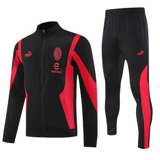 2025/26 AC Black Jacket Tracksuit