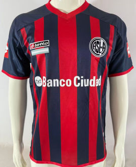 2013/14 San Lorenzo Home Retro Soccer Jersey