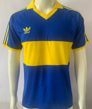 1985/86 Boca Home Blue Retro Soccer Jersey