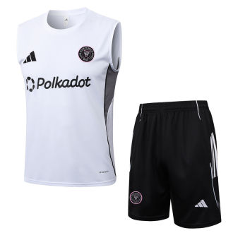 2025/26 Inter Miami White Vest Training Jersey(A Set)