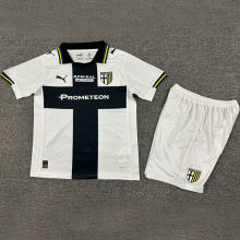 2025/26 Parma Home White Kids Soccer Jersey