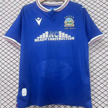 2025/26 Linfield F.C.140th Anniversary Home Blue Fans Soccer Jersey  林菲尔德