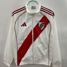 2025/26 River Plate White Windbreaker