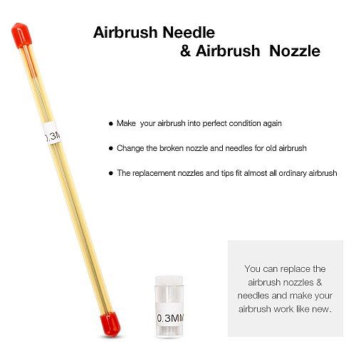 0 2 0 3 0 5mm Airbrush Nozzle Needle Replacement Parts For Airbrushes Spray Gun Model Spraying Paint