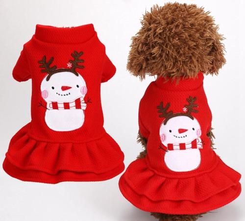 Dog Christmas Clothes Dress
