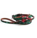 Christmas Dog Collar & Leash