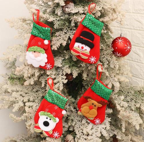 Wholesale  Christmas Tree Decoration Socks