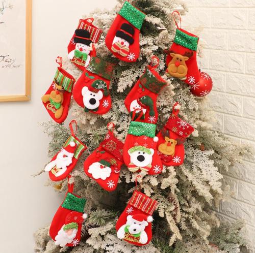 Wholesale  Christmas Tree Decoration Socks