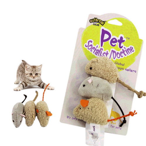 Wholesale  Custom Card Packing Available Cat Mouse Toy