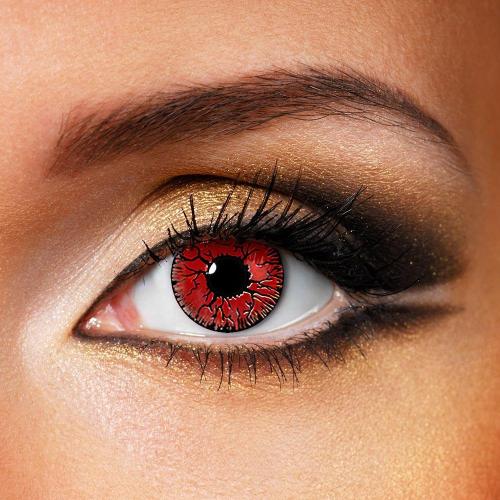 Red Contacts,colored contacts,Colored Contact Lenses