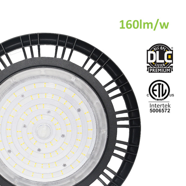 Led High Bay Light 100w 0w 0w 240w 130lm W Or 160lm W 1 10v Dimmable Etl Cetl Dlc Premium