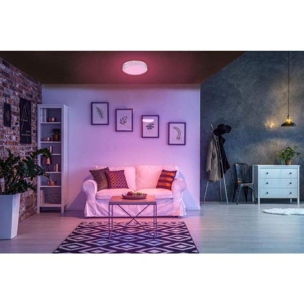 White and Color Ambiance WIFI Flush Mount Ceiling Light - APP / Vioce Contorl -Work with Amazon Alexa, Google Assistant - ETL cETL FCC Energy Star