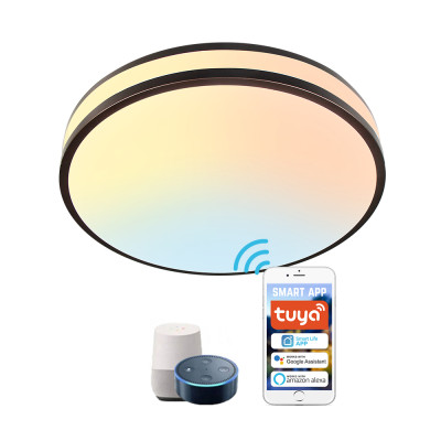 2700-6500K Adjustable WIFI Smart LED Ceiling Light -APP /Vioce Control -Work with Amazon Alexa, Google Assistant