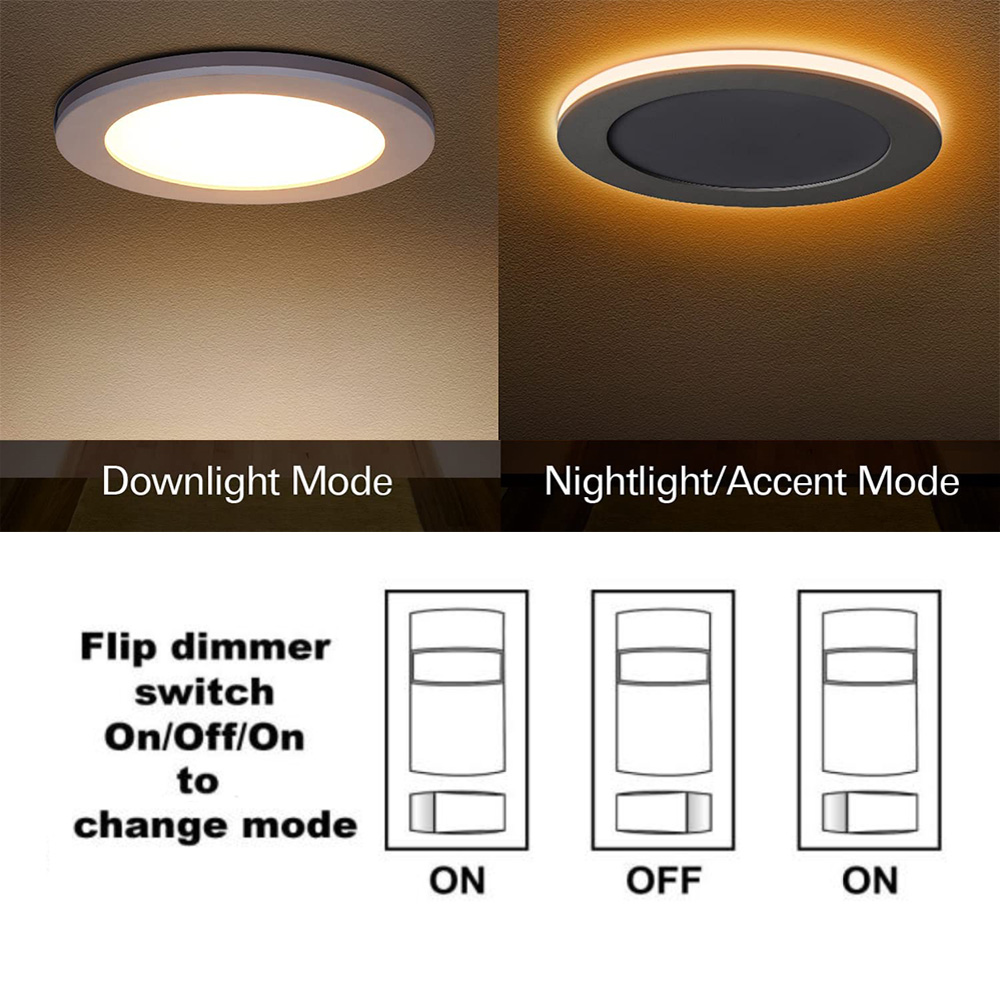 Canless recessed lighting 2024 with night light