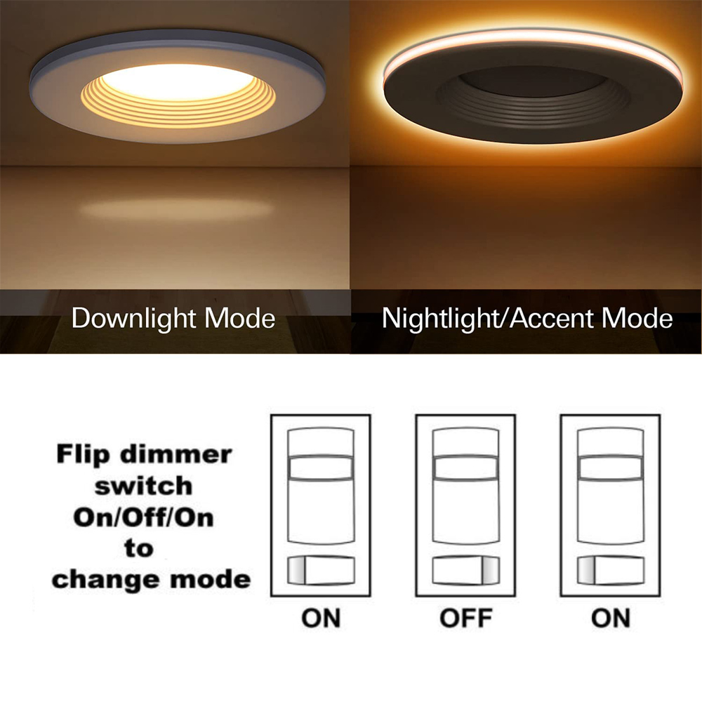 CGT Recessed Downlight Can Retrofit Ceiling Light With 2000K Amber