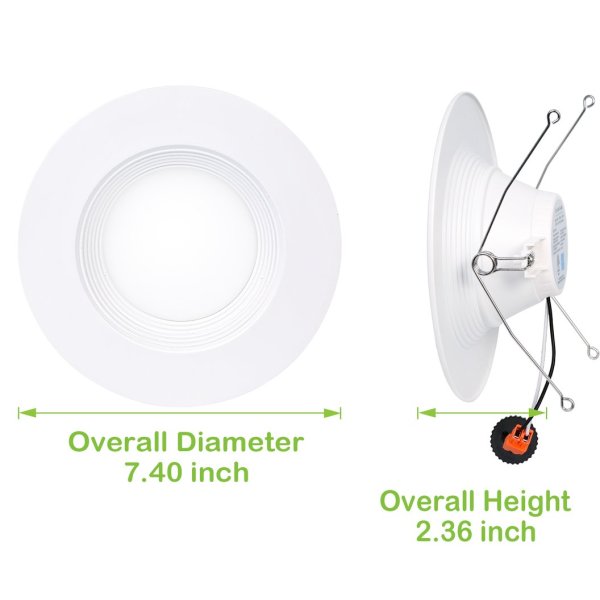 White and Color Ambiance WIFI Recessed Downlight Can Retrofit -APP /Vioce Control-Work with Amazon Alexa, Google Assistant  -ETL cETL Energy Star