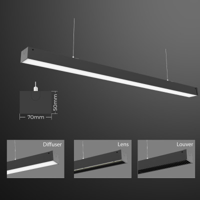 LED Architecture Linear Light 4FT 1200mm 40W -5FT 1500mm 50W -120lm/w CE, Rohs,CB,SAA,ETL DLC