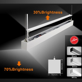 Direct and Indirect LED Architecture Linear Light  ETL, DLC CE, Rohs,SAA