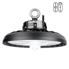 160lm/w 200lm/w 3-Power & 3-CCT Selectable LED UFO High Bay Light 100W 150W 200W 240W 300W  -ETL CB CE DLC 5.1 Premium