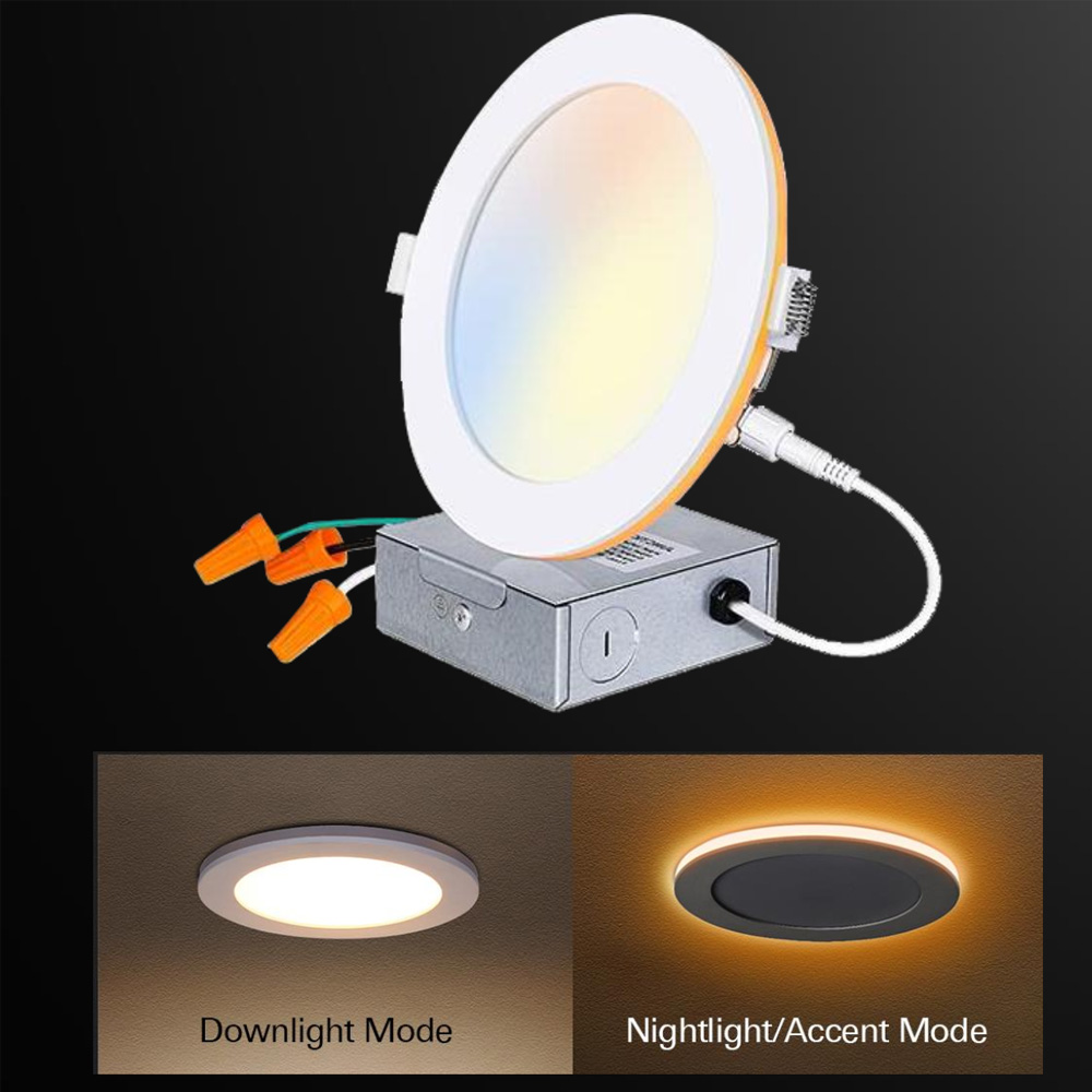 Led can lights with night light deals