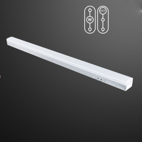Power & CCT Switchable LED Linear Strip Light 4FT 45W -8FT 90W -140lm/w -100-277V or 120-347V -0-10V Dimmable