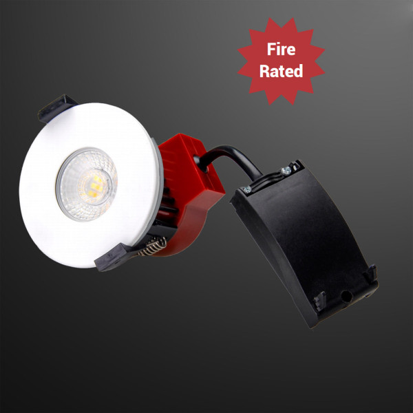 Fire Rate &IP65 LED Downlight 85mm size 75mm Cut-out  8W-720lm 200-240V Triac Dim,CE, Rohs, 5 Years Warranty
