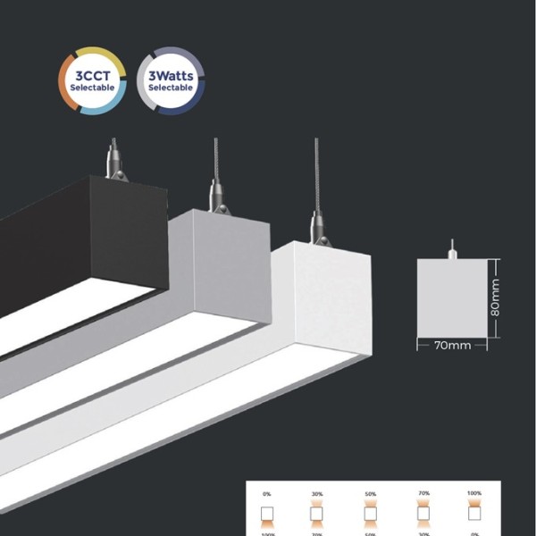 Direct and Indirect LED Architecture Linear Light  ETL, DLC CE, Rohs,SAA