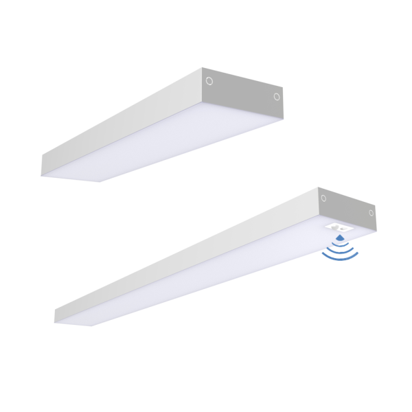 Frameless LED Flush Mount Ceiling Light Batten Light 120V or 240V Dimmable -ETL FCC Energy Star CE CB Rhos