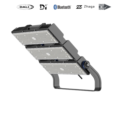 SKU Solution Eesy Assembly High Post LED Stadium Spot Light 250W 500W 750W 1000W 1250W 140lm/w  UL cUL CE CB SAA Rohs