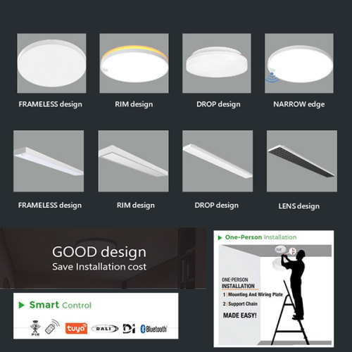 Different Shape Design LED Ceiiling Light