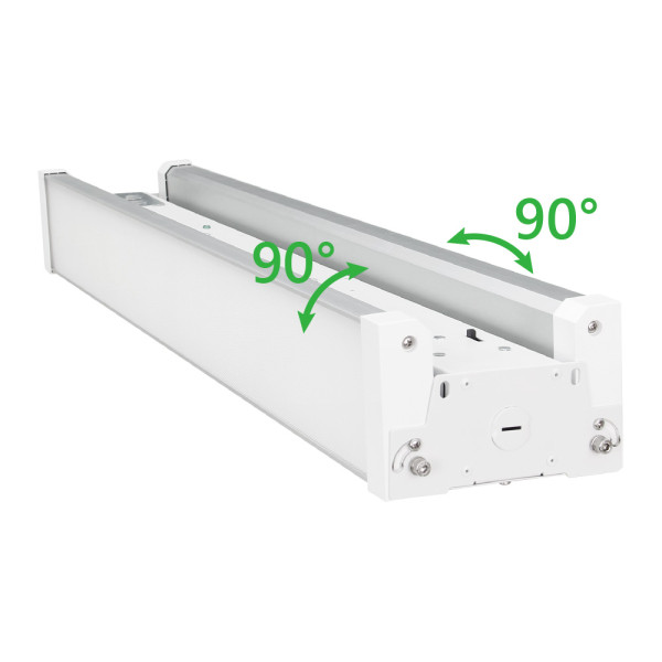 FOLD 90° 3-Power & 3-CCT Switchable  Linear High Bay Light 150W 210W 300W 100-277V/347V UL-cUL-ETL cETL DLC