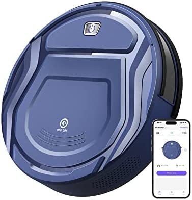 OKP Life K2 Robot Vacuum Cleaner 1800 mAh, Blue