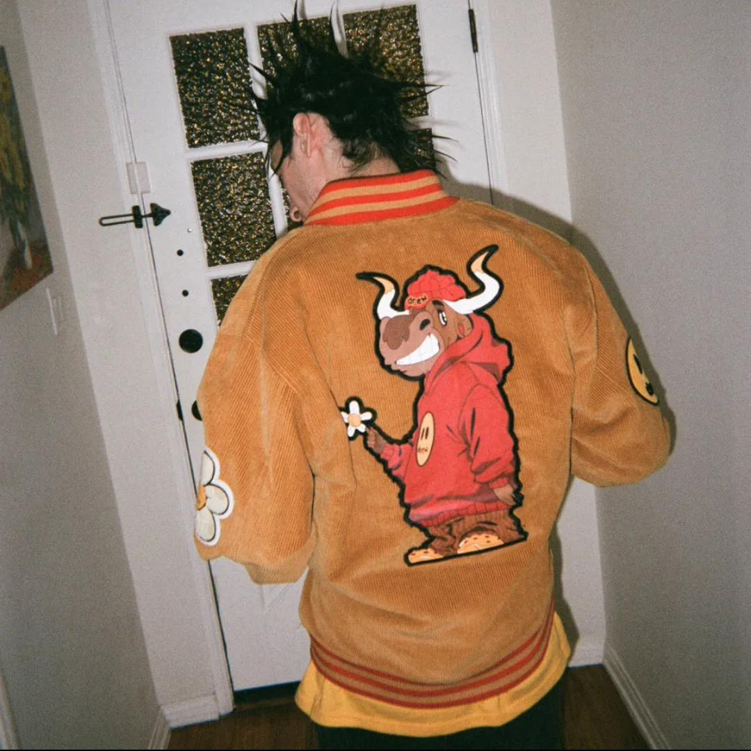 Drew house OX Varsity jacket (DIJON) M