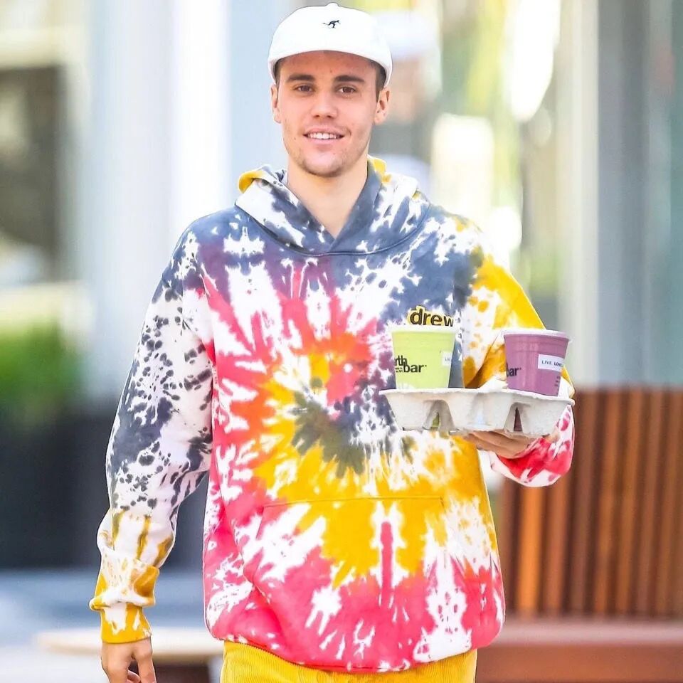 justin bieber smiley face sweatshirt