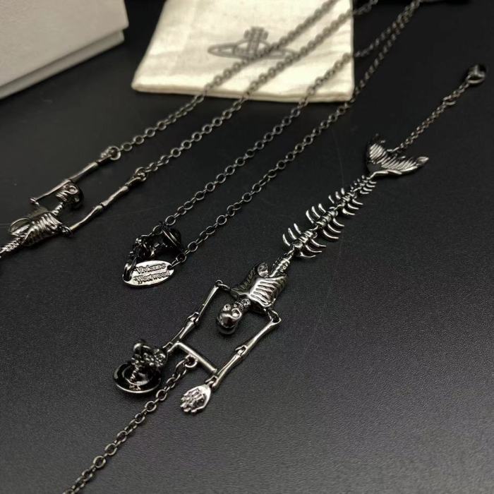 Mermaid Skeleton Bracelet/Necklace