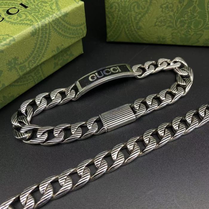 Logo Necklace Bracelet