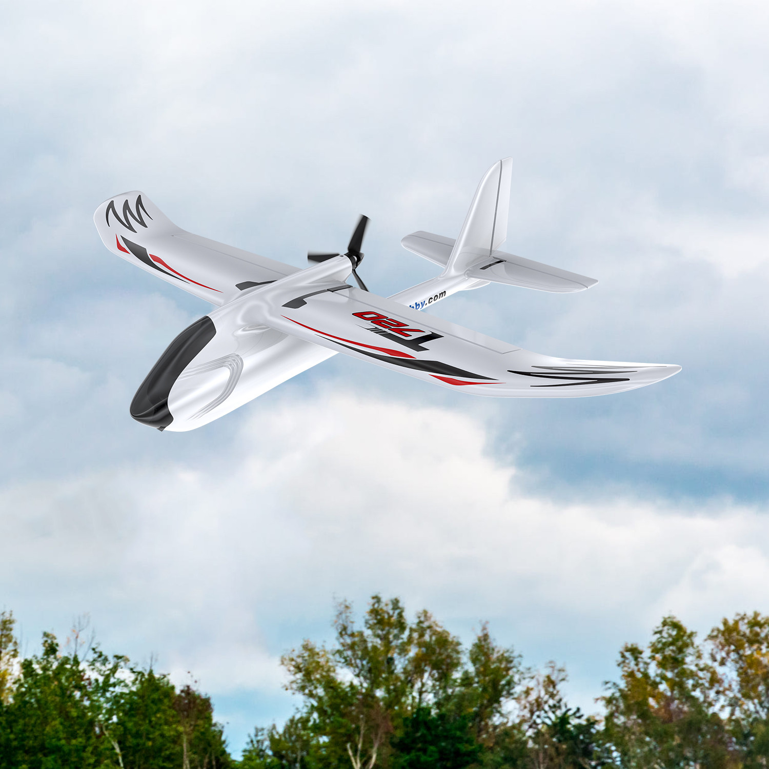 OMPHOBBY T720 RC Plane RTF 6Axis Gyro Stabilizer RC Airplane With