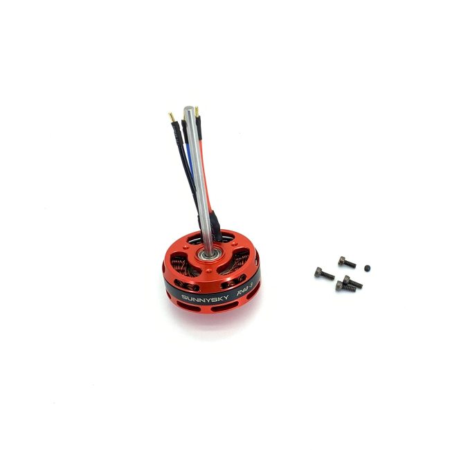 OMPHOBBY M2 Replacement Parts Main Motor Set(Orange) For M2 2019/V2 OSHM2015